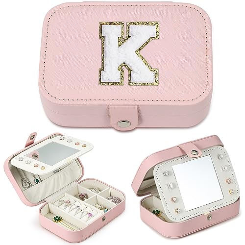 TINGN Schmuckschatulle Reise Schmuckkästchen Mädchen - Rosa Schmuckkasten Mädchen Schmuckkästchen Mädchen Geschenke Reise Buchstaben Schmuckschatulle Mädchen Schmuckaufbewahrung Schmuck Organizer TINGN Schmuckschatulle Reise Schmuckkästchen Mädchen - Rosa Schmuckkasten Mädchen Schmuckkästchen Mädchen Geschenke Reise Buchstaben Schmuckschatulle Mädchen Schmuckaufbewahrung Schmuck Organizer von TINGN