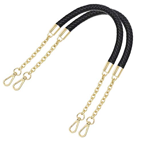 TININNA 2 Stück Universal Handtaschenriemen Taschenhenkel Leder Kettenriemen Schulterriemen Trageriemen Kette Taschenriemen Taschengriffe für Damen Handtasche TININNA 2 Stück Universal Handtaschenriemen Taschenhenkel Leder Kettenriemen Schulterriemen Trageriemen Kette Taschenriemen Taschengriffe für Damen Handtasche von TININNA