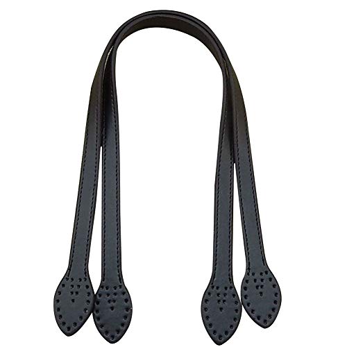 TININNA Ledergriff 60cm,2 Stücke Handtaschenriemen PU Leder Taschengriff Taschenhenkel Handtaschen Riemen Trageriemen DIY Schultergurt Taschenriemen Zubehör von TININNA