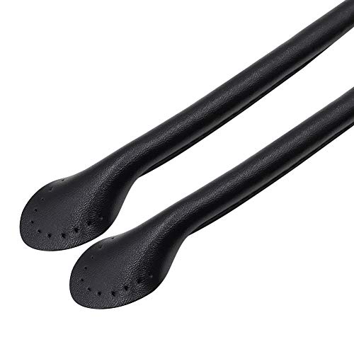 Tininna Boyfriend Cardig Handtasche, Handtasche, Tragegriffe, aus echtem Leder, Ersatz für Griffe, Basteln, 50 cm, Schwarz, 2 Stück Tininna Boyfriend Cardig Handtasche, Handtasche, Tragegriffe, aus echtem Leder, Ersatz für Griffe, Basteln, 50 cm, Schwarz, 2 Stück von TININNA