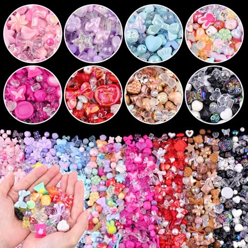 Acrylperlen für Armbandherstellung, Sterne, Blume, Schmetterling, Süßigkeiten, Herz, Gummibärchen, Kawaii, ästhetische Perlen, niedliche Perlen für Schmuckherstellung, DIY, Schlüsselanhänger Acrylperlen für Armbandherstellung, Sterne, Blume, Schmetterling, Süßigkeiten, Herz, Gummibärchen, Kawaii, ästhetische Perlen, niedliche Perlen für Schmuckherstellung, DIY, Schlüsselanhänger von TINKRSTUFF