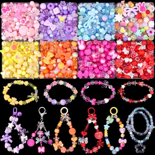 Acrylperlen zur Herstellung von Armbändern, Herz-, Blumen-, Schmetterlings-, Stern-, Schleifen-, Gummibärchen, Kawaii-Armbänder, niedliche Perlen für Schmuckherstellung, DIY, Halskette Acrylperlen zur Herstellung von Armbändern, Herz-, Blumen-, Schmetterlings-, Stern-, Schleifen-, Gummibärchen, Kawaii-Armbänder, niedliche Perlen für Schmuckherstellung, DIY, Halskette von TINKRSTUFF