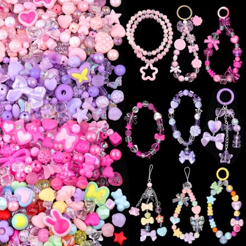 Acrylperlen zur Herstellung von Armbändern, Schleife, Blume, Schmetterling, Stern, Gummibärchen, Herz, Kawaii, ästhetische Armbandanhänger, niedliche Perlen für Schmuckherstellung, DIY, Halskette Acrylperlen zur Herstellung von Armbändern, Schleife, Blume, Schmetterling, Stern, Gummibärchen, Herz, Kawaii, ästhetische Armbandanhänger, niedliche Perlen für Schmuckherstellung, DIY, Halskette von TINKRSTUFF