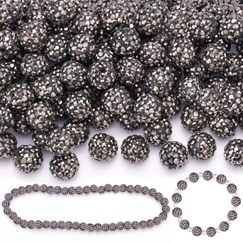 Häma-Strassperlen für Schmuckherstellung, glitzernde runde Discokugeln, glänzende Kristall-Ton-Perlen für Weihnachtsarmband, Baseball-Halskette, Ohrringe, Basteln und Bastelarbeiten, 10 mm, 200 Häma-Strassperlen für Schmuckherstellung, glitzernde runde Discokugeln, glänzende Kristall-Ton-Perlen für Weihnachtsarmband, Baseball-Halskette, Ohrringe, Basteln und Bastelarbeiten, 10 mm, 200 von TINKRSTUFF