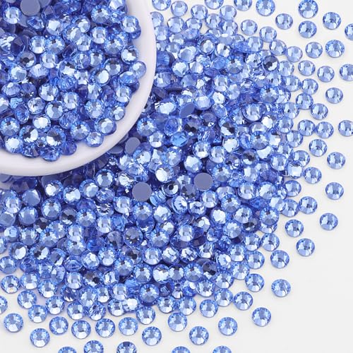 Hotfix-Strasssteine für Kleidung, SS10, zum Aufbügeln, flache Rückseite, Glassteine, zum Basteln, für Kleidung, Hüte, Schuhe, Stoff, Dekoration, Nagelkunst, 8000 Stück Hotfix-Strasssteine für Kleidung, SS10, zum Aufbügeln, flache Rückseite, Glassteine, zum Basteln, für Kleidung, Hüte, Schuhe, Stoff, Dekoration, Nagelkunst, 8000 Stück von TINKRSTUFF