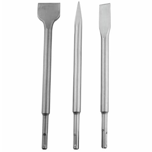 TIOMIOSEA 3er SDS Plus Meißel-Set | Bohrhammer Meißel für Stein, Beton, Granit | 250 mm Länge | Gewerblich & Heimgebrauch TIOMIOSEA 3er SDS Plus Meißel-Set | Bohrhammer Meißel für Stein, Beton, Granit | 250 mm Länge | Gewerblich & Heimgebrauch von TIOMIOSEA