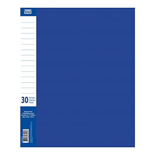 TIPTOP OFFICE 403025 TTO Sichtbuch PP DIN A4 30 Hüllen, Blau von TIPTOP OFFICE