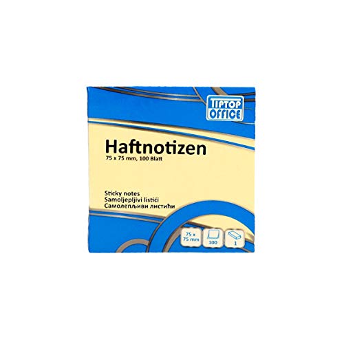 TTO Haftnotizen 75x75mm Pastellgelb, Gelb TTO Haftnotizen 75x75mm Pastellgelb, Gelb von TIPTOP OFFICE