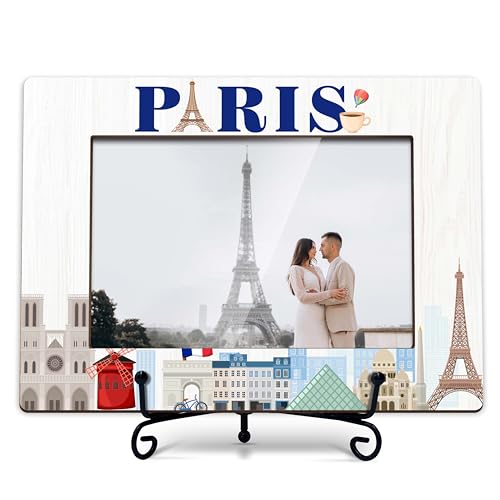 TIRYWT Paris Bilderrahmen, Paris, Familienurlaub, Hochzeit, Verlobung, Paris-Dekor, Eiffelturm-Bilderrahmen, 10 x 15 cm, Holz-Bilderrahmen J05 TIRYWT Paris Bilderrahmen, Paris, Familienurlaub, Hochzeit, Verlobung, Paris-Dekor, Eiffelturm-Bilderrahmen, 10 x 15 cm, Holz-Bilderrahmen J05 von TIRYWT