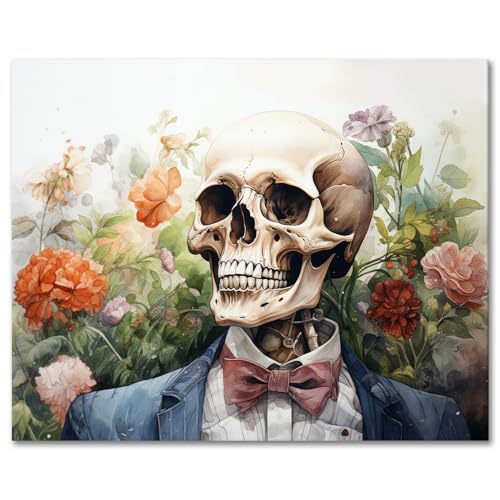 Ein Skelett Malen nach Zahlen Erwachsene, Blumen Malen nach Zahlen, Blumen Malen nach Zahlen de Pinsel und Acrylfarbe, 16X20 Inch Keine Flammen Malen nach Zahlen Erwachsene Familie und Freundes Ein Skelett Malen nach Zahlen Erwachsene, Blumen Malen nach Zahlen, Blumen Malen nach Zahlen de Pinsel und Acrylfarbe, 16X20 Inch Keine Flammen Malen nach Zahlen Erwachsene Familie und Freundes von TISHIRON