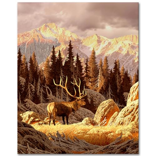 Elchkälber Malen nach Zahlen Erwachsene, Natürliche Landschaft Malen nach Zahlen, Malen nach Zahlen de Pinsel und Acrylfarbe, 16X20 Inch Elchkälber Flammen Malen nach Zahlen Erwachsene Familie Freunde Elchkälber Malen nach Zahlen Erwachsene, Natürliche Landschaft Malen nach Zahlen, Malen nach Zahlen de Pinsel und Acrylfarbe, 16X20 Inch Elchkälber Flammen Malen nach Zahlen Erwachsene Familie Freunde von TISHIRON