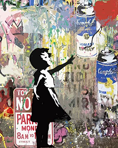 Malen nach Zahlen, Mädchen Malen nach Zahlen Kits für Erwachsene, Graffiti Erwachsene Malen nach Zahlen Kits mit Pinsel und Acrylpigment, 16x20 Inch Malen nach Zahlen für Heimdekoration Ohne Rahmen Malen nach Zahlen, Mädchen Malen nach Zahlen Kits für Erwachsene, Graffiti Erwachsene Malen nach Zahlen Kits mit Pinsel und Acrylpigment, 16x20 Inch Malen nach Zahlen für Heimdekoration Ohne Rahmen von TISHIRON