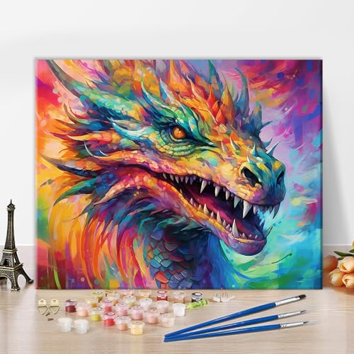 Malen nach Zahlen mit abstraktem Drachen, mythisches Tier, Malen nach Zahlen für Erwachsene, mittelalterliche Fantasietiere, Kunst, Kinder, Malen nach Zahlen, Kinder auf Leinwand, Malen nach Zahlen Malen nach Zahlen mit abstraktem Drachen, mythisches Tier, Malen nach Zahlen für Erwachsene, mittelalterliche Fantasietiere, Kunst, Kinder, Malen nach Zahlen, Kinder auf Leinwand, Malen nach Zahlen von TISHIRON