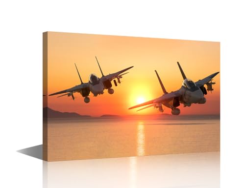 TISHIRON Grumman F-14 Tomcat Fighter Jet Leinwand-Kunst, Flugzeuggemälde, Drucke auf Leinwand, 1 Stück, modernes Kunstwerk, Bilder für Wohnzimmer, Schlafzimmer, Wanddekoration, Giclée-Gerahmt, fertig TISHIRON Grumman F-14 Tomcat Fighter Jet Leinwand-Kunst, Flugzeuggemälde, Drucke auf Leinwand, 1 Stück, modernes Kunstwerk, Bilder für Wohnzimmer, Schlafzimmer, Wanddekoration, Giclée-Gerahmt, fertig von TISHIRON