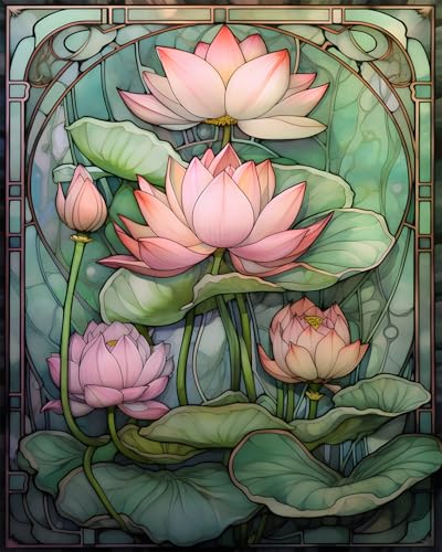 TISHIRON Lotus Malen nach Zahlen Erwachsene,Lotus Malen nach Zahlen, Malen nach Zahlen de Pinsel und Acrylfarbe, 16X20 Inch Flammen Lotus Malen nach Zahlen Erwachsene Familie Freunde TISHIRON Lotus Malen nach Zahlen Erwachsene,Lotus Malen nach Zahlen, Malen nach Zahlen de Pinsel und Acrylfarbe, 16X20 Inch Flammen Lotus Malen nach Zahlen Erwachsene Familie Freunde von TISHIRON