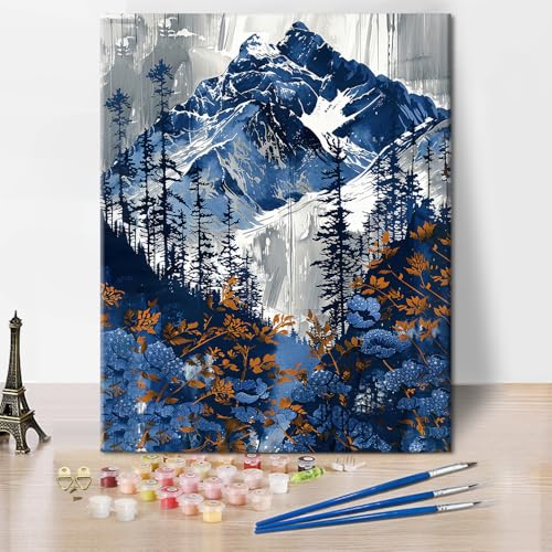 TISHIRON Malen Nach Zahlen Ab 9 Jahre Mädchen Berg Landschaftsmalerei Malen-Nach-Zahlen Erwachsene Einfach Malen Nach Zahlen Junior DIY Leinwand Handgemalt Ölgemälde Kit, 40x50cm TISHIRON Malen Nach Zahlen Ab 9 Jahre Mädchen Berg Landschaftsmalerei Malen-Nach-Zahlen Erwachsene Einfach Malen Nach Zahlen Junior DIY Leinwand Handgemalt Ölgemälde Kit, 40x50cm von TISHIRON