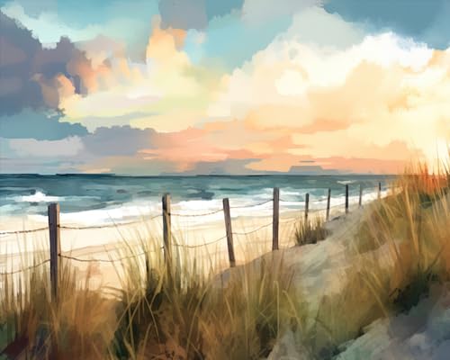 TISHIRON Malen Nach Zahlen Für Erwachsene Und Kinder Sommerlandschaft Mit Meer DIY Malen Nach Zahlen ölgemälde Kunsthandwerk Malen Nach Zahlen Kits Acrylmalerei Wohnkultur 16x20 Zoll TISHIRON Malen Nach Zahlen Für Erwachsene Und Kinder Sommerlandschaft Mit Meer DIY Malen Nach Zahlen ölgemälde Kunsthandwerk Malen Nach Zahlen Kits Acrylmalerei Wohnkultur 16x20 Zoll von TISHIRON