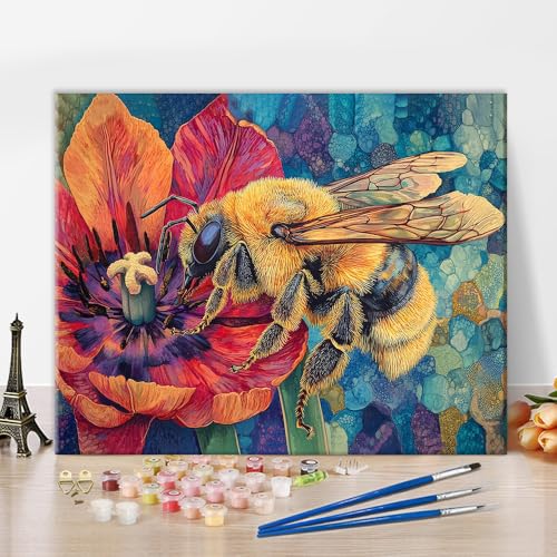 TISHIRON Malen Nach Zahlen Mifeng auf Blumen Malen-Nach-Zahlen Erwachsene DIY Leinwand Handgemalt Ölgemälde Kit auf Leinwand mit Pinseln und Pigment, 40x50cm TISHIRON Malen Nach Zahlen Mifeng auf Blumen Malen-Nach-Zahlen Erwachsene DIY Leinwand Handgemalt Ölgemälde Kit auf Leinwand mit Pinseln und Pigment, 40x50cm von TISHIRON