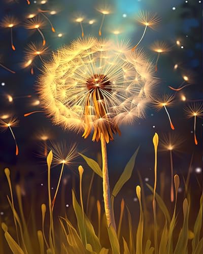 TISHIRON Pflanzen Malen nach Zahlen Erwachsene, Löwenzahn Malen nach Zahlen, Malen nach Zahlen de Pinsel und Acrylfarbe, 16X20 Inch Flammen Malen nach Zahlen Erwachsene Familie Freunde TISHIRON Pflanzen Malen nach Zahlen Erwachsene, Löwenzahn Malen nach Zahlen, Malen nach Zahlen de Pinsel und Acrylfarbe, 16X20 Inch Flammen Malen nach Zahlen Erwachsene Familie Freunde von TISHIRON