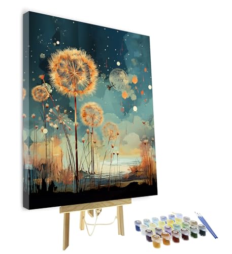 TISHIRON Rahmen Malen nach Zahlen Erwachsene Löwenzahn, Erwachsene Malen nach Zahlen Pflanze, Malen nach Zahlen Kit Mond, Blumen DIY Malen nach Zahlen Malerei 40 x 50 cm TISHIRON Rahmen Malen nach Zahlen Erwachsene Löwenzahn, Erwachsene Malen nach Zahlen Pflanze, Malen nach Zahlen Kit Mond, Blumen DIY Malen nach Zahlen Malerei 40 x 50 cm von TISHIRON