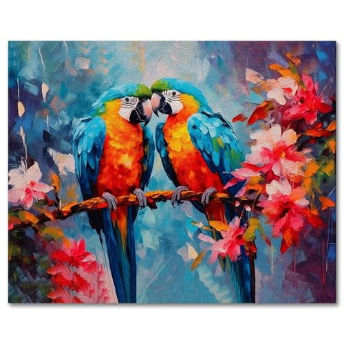 TISHIRON Vögel Malen nach Zahlen Erwachsene, Vögel Malen nach Zahlen, Malen nach Zahlen de Pinsel und Acrylfarbe, 16X20 Inch Blumen Flammen Malen nach Zahlen Erwachsene Familie Freunde TISHIRON Vögel Malen nach Zahlen Erwachsene, Vögel Malen nach Zahlen, Malen nach Zahlen de Pinsel und Acrylfarbe, 16X20 Inch Blumen Flammen Malen nach Zahlen Erwachsene Familie Freunde von TISHIRON