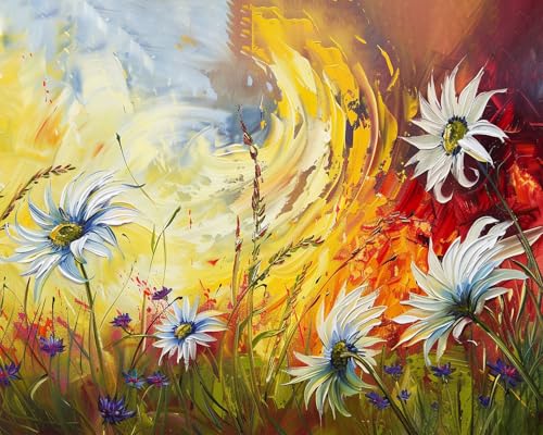 Weiße Blumen Malen nach Zahlen Erwachsene, Blumen auf dem Feld Malen nach Zahlen, Malen nach Zahlen de Pinsel und Acrylfarbe, 16X20 Inch Flammen Blumen Malen nach Zahlen Erwachsene Familie Freunde Weiße Blumen Malen nach Zahlen Erwachsene, Blumen auf dem Feld Malen nach Zahlen, Malen nach Zahlen de Pinsel und Acrylfarbe, 16X20 Inch Flammen Blumen Malen nach Zahlen Erwachsene Familie Freunde von TISHIRON