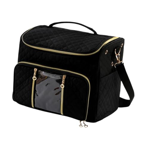 TISHITA Organizer für Garn Und Strickwerkzeuge, Crossbody Tasche für Häkelzubehör, Schwarz TISHITA Organizer für Garn Und Strickwerkzeuge, Crossbody Tasche für Häkelzubehör, Schwarz von TISHITA
