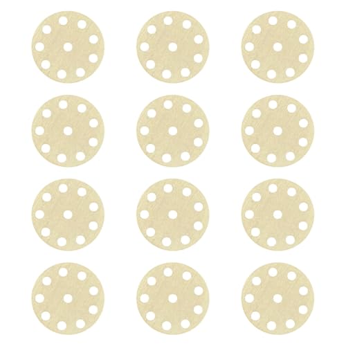 TISHITA Webkarten, 10 Löcher, Zubehör für Webstühle, Holzmaterial für DIY Projekte, 12 StÜcke von TISHITA