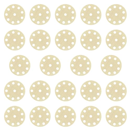 TISHITA Webkarten, 10 Löcher, Zubehör für Webstühle, Holzmaterial für DIY Projekte, 24 StÜcke von TISHITA