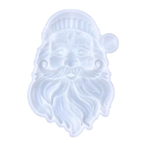 Weihnachts-Harzformen – Weihnachts-Weihnachtsmann-Glocke, Silikon-Epoxidharz-Form, DIY-Weihnachts-Silikonformen, Weihnachtsthema, Heimdekoration, Harz-Anhänger-Form für Feiertags-Bastel-Wandbehänge von TISSAC