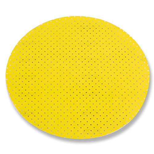 Klett Schleifscheibe gelb rund Ø 225 gelocht für Trockenbauschleifer (25 St.) - Körnung 120 von Titan