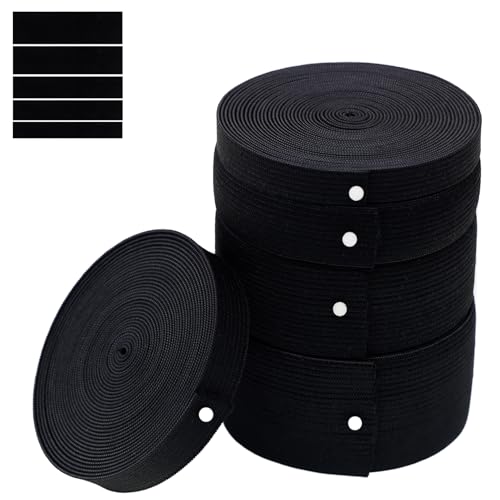 TITIGIFT 25 Meter 5 Stück Schwarze Gummiband Nähen, Enthalten 10mm 15mm 20mm 30mm 40mm Gummiband Breit,Elastisches Band Gute Elastizität Und Nicht Leicht Zu Verformen Elastic Band TITIGIFT 25 Meter 5 Stück Schwarze Gummiband Nähen, Enthalten 10mm 15mm 20mm 30mm 40mm Gummiband Breit,Elastisches Band Gute Elastizität Und Nicht Leicht Zu Verformen Elastic Band von TITIGIFT