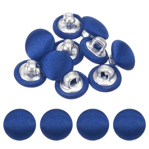 TIXIPEM Bezugsknopf-Set, 10 mm, Stoffknopfmacher, überzogenes Metall, Verwendung für Hutersatz und Reparatur, Jeans, Blusen, Nähen und Handwerk, DIY-Liebhaber, Blau, 10 Stück TIXIPEM Bezugsknopf-Set, 10 mm, Stoffknopfmacher, überzogenes Metall, Verwendung für Hutersatz und Reparatur, Jeans, Blusen, Nähen und Handwerk, DIY-Liebhaber, Blau, 10 Stück von TIXIPEM
