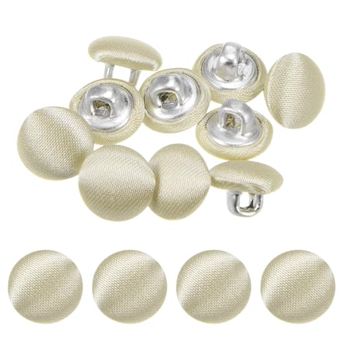 TIXIPEM Bezugsknopf-Set, 10 mm, Stoffknopfmacher, überzogenes Metall, Verwendung für Hutersatz und Reparatur, Jeans, Blusen, Nähen und Handwerk, DIY-Liebhaber, Champagner TIXIPEM Bezugsknopf-Set, 10 mm, Stoffknopfmacher, überzogenes Metall, Verwendung für Hutersatz und Reparatur, Jeans, Blusen, Nähen und Handwerk, DIY-Liebhaber, Champagner von TIXIPEM