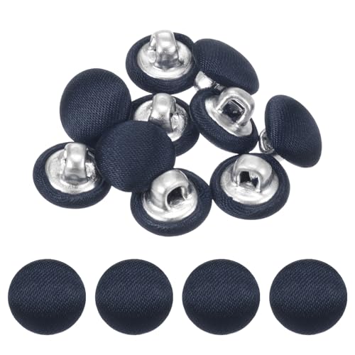 TIXIPEM Bezugsknopf-Set, 10 mm, Stoffknopfmacher, überzogenes Metall, Verwendung für Hutersatz und Reparatur, Jeans, Blusen, Nähen und Handwerk, DIY-Liebhaber, Dunkelblau TIXIPEM Bezugsknopf-Set, 10 mm, Stoffknopfmacher, überzogenes Metall, Verwendung für Hutersatz und Reparatur, Jeans, Blusen, Nähen und Handwerk, DIY-Liebhaber, Dunkelblau von TIXIPEM