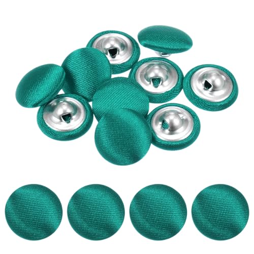 TIXIPEM Bezugsknopf-Set, 12,5 mm, Stoffknopfmacher, überzogenes Metall, Verwendung für Hutersatz und Reparatur, Jeans, Blusen, Näh- und Bastelarbeiten, DIY-Liebhaber, Grün, 10 Stück TIXIPEM Bezugsknopf-Set, 12,5 mm, Stoffknopfmacher, überzogenes Metall, Verwendung für Hutersatz und Reparatur, Jeans, Blusen, Näh- und Bastelarbeiten, DIY-Liebhaber, Grün, 10 Stück von TIXIPEM