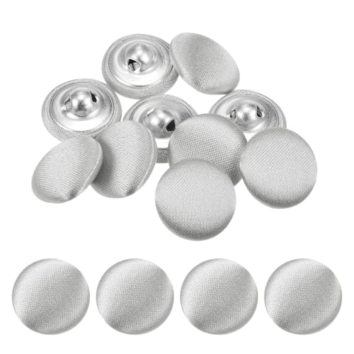 TIXIPEM Bezugsknopf-Set, 15 mm, Stoffknopfmacher, überzogenes Metall, Verwendung für Hutersatz und Reparatur, Jeans, Blusen, Nähen und Handwerk, DIY-Liebhaber, 10 Stück TIXIPEM Bezugsknopf-Set, 15 mm, Stoffknopfmacher, überzogenes Metall, Verwendung für Hutersatz und Reparatur, Jeans, Blusen, Nähen und Handwerk, DIY-Liebhaber, 10 Stück von TIXIPEM