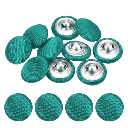 TIXIPEM Bezugsknopf-Set, 15 mm, Stoffknopfmacher, überzogenes Metall, Verwendung für Hutersatz und Reparatur, Jeans, Blusen, Nähen und Handwerk, DIY-Liebhaber, Grün, 10 Stück TIXIPEM Bezugsknopf-Set, 15 mm, Stoffknopfmacher, überzogenes Metall, Verwendung für Hutersatz und Reparatur, Jeans, Blusen, Nähen und Handwerk, DIY-Liebhaber, Grün, 10 Stück von TIXIPEM