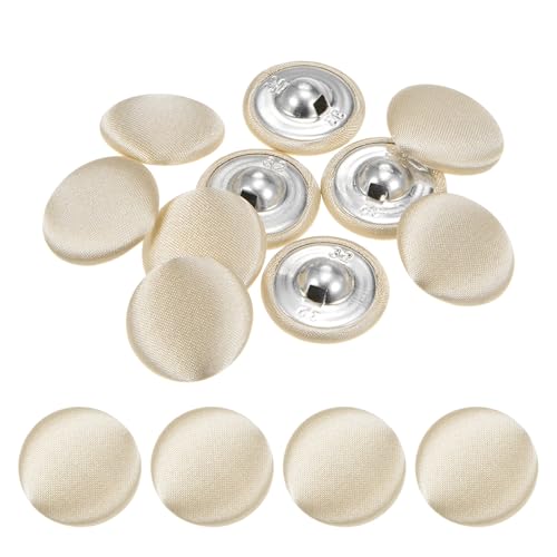 TIXIPEM Bezugsknopf-Set, 20 mm, Stoffknopfmacher, überzogenes Metall, Verwendung für Hutersatz und Reparatur, Jeans, Blusen, Nähen und Basteln, Bastel-Liebhaber, Khaki, 10 Stück TIXIPEM Bezugsknopf-Set, 20 mm, Stoffknopfmacher, überzogenes Metall, Verwendung für Hutersatz und Reparatur, Jeans, Blusen, Nähen und Basteln, Bastel-Liebhaber, Khaki, 10 Stück von TIXIPEM