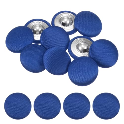 TIXIPEM Bezugsknopf-Set, 20 mm, Stoffknopfmacher, überzogenes Metall, Verwendung für Hutersatz und Reparatur, Jeans, Blusen, Nähen und Handwerk, DIY-Liebhaber, Blau, 10 Stück TIXIPEM Bezugsknopf-Set, 20 mm, Stoffknopfmacher, überzogenes Metall, Verwendung für Hutersatz und Reparatur, Jeans, Blusen, Nähen und Handwerk, DIY-Liebhaber, Blau, 10 Stück von TIXIPEM