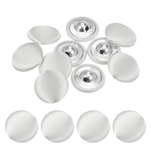 TIXIPEM Bezugsknopf-Set, 20 mm, Stoffknopfmacher, überzogenes Metall, Verwendung für Hutersatz und Reparatur, Jeans, Blusen, Nähen und Handwerk, DIY-Liebhaber, Gelb, 10 Stück TIXIPEM Bezugsknopf-Set, 20 mm, Stoffknopfmacher, überzogenes Metall, Verwendung für Hutersatz und Reparatur, Jeans, Blusen, Nähen und Handwerk, DIY-Liebhaber, Gelb, 10 Stück von TIXIPEM