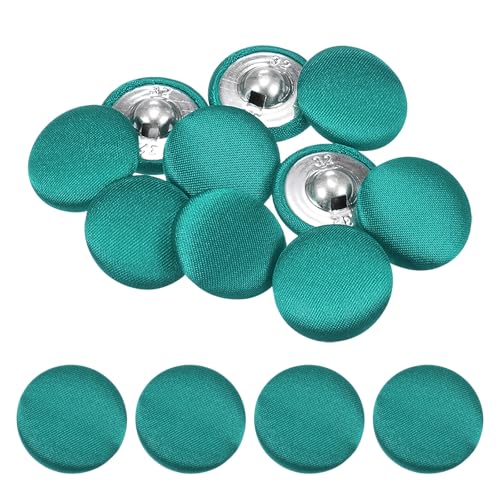 TIXIPEM Bezugsknopf-Set, 20 mm, Stoffknopfmacher, überzogenes Metall, Verwendung für Hutersatz und Reparatur, Jeans, Blusen, Nähen und Handwerk, DIY-Liebhaber, Grün, 10 Stück TIXIPEM Bezugsknopf-Set, 20 mm, Stoffknopfmacher, überzogenes Metall, Verwendung für Hutersatz und Reparatur, Jeans, Blusen, Nähen und Handwerk, DIY-Liebhaber, Grün, 10 Stück von TIXIPEM