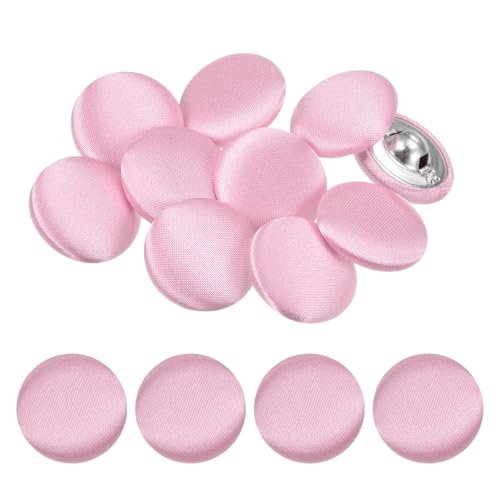 TIXIPEM Bezugsknopf-Set, 20 mm, Stoffknopfmacher, überzogenes Metall, Verwendung für Hutersatz und Reparatur, Jeans, Blusen, Nähen und Handwerk, DIY-Liebhaber, Pfirsichrosa, 10 Stück TIXIPEM Bezugsknopf-Set, 20 mm, Stoffknopfmacher, überzogenes Metall, Verwendung für Hutersatz und Reparatur, Jeans, Blusen, Nähen und Handwerk, DIY-Liebhaber, Pfirsichrosa, 10 Stück von TIXIPEM