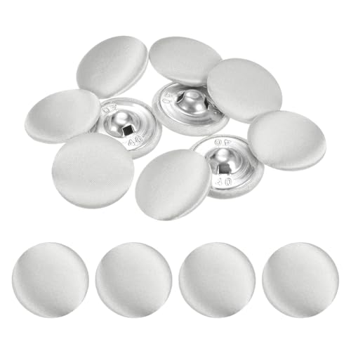 TIXIPEM Bezugsknopf-Set, 25 mm, Stoffknopfmacher, überzogenes Metall, Verwendung für Hutersatz und Reparatur, Jeans, Blusen, Nähen und Handwerk, DIY-Liebhaber, Gelb, 10 Stück TIXIPEM Bezugsknopf-Set, 25 mm, Stoffknopfmacher, überzogenes Metall, Verwendung für Hutersatz und Reparatur, Jeans, Blusen, Nähen und Handwerk, DIY-Liebhaber, Gelb, 10 Stück von TIXIPEM