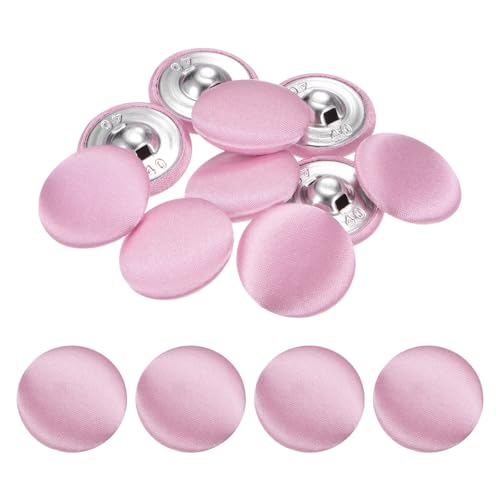 TIXIPEM Bezugsknopf-Set, 25 mm, Stoffknopfmacher, überzogenes Metall, Verwendung für Hutersatz und Reparatur, Jeans, Blusen, Nähen und Handwerk, DIY-Liebhaber, Pfirsichrosa, 10 Stück TIXIPEM Bezugsknopf-Set, 25 mm, Stoffknopfmacher, überzogenes Metall, Verwendung für Hutersatz und Reparatur, Jeans, Blusen, Nähen und Handwerk, DIY-Liebhaber, Pfirsichrosa, 10 Stück von TIXIPEM