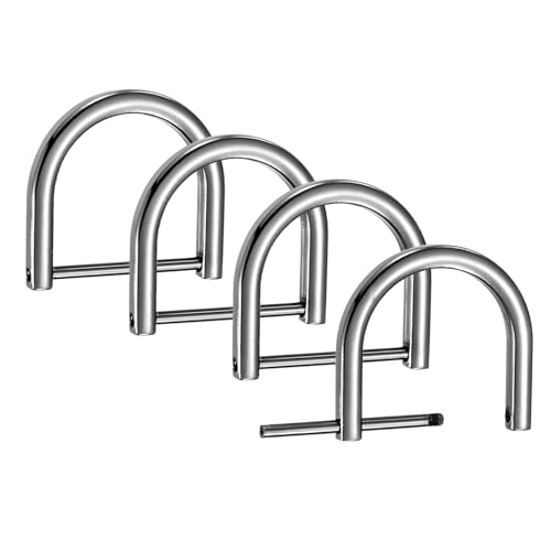 TIXIPEM Drehbare Verschlusshaken [4 Stück] – Schlüsselanhänger-Clip-Haken zur Herstellung von Schlüsselbändern, Geldbörsen-Hardware und Bastelarbeiten, Schwarz, 3,8 cm, D-Ring-Clip von TIXIPEM