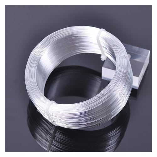 Aluminiumdraht 1 große Rolle 0,6 mm, 0,7 mm, 0,8 mm, 1 mm, 1,5 mm, 2 mm, 2,5 mm, 3 mm, Aluminium, Weichmetall-Perlendraht for Schmuckherstellung, DIY-Handwerk (Color : A1 Silver Color, Size : 0.7MM Aluminiumdraht 1 große Rolle 0,6 mm, 0,7 mm, 0,8 mm, 1 mm, 1,5 mm, 2 mm, 2,5 mm, 3 mm, Aluminium, Weichmetall-Perlendraht for Schmuckherstellung, DIY-Handwerk (Color : A1 Silver Color, Size : 0.7MM von TIYGHI