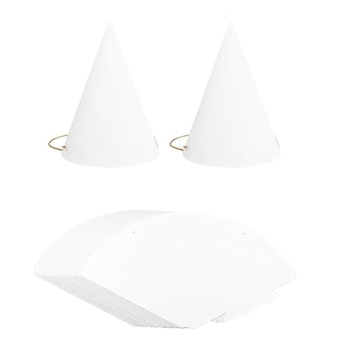 TJCGCKK DIY Party Kegel Hüte Papier Partyhüte zu Malerei Geburtstagshut Partyhütchen Geburtstagskrone Geburtstag Party Supplie für Kindergeburtstag Festival 20 Pack TJCGCKK DIY Party Kegel Hüte Papier Partyhüte zu Malerei Geburtstagshut Partyhütchen Geburtstagskrone Geburtstag Party Supplie für Kindergeburtstag Festival 20 Pack von TJCGCKK