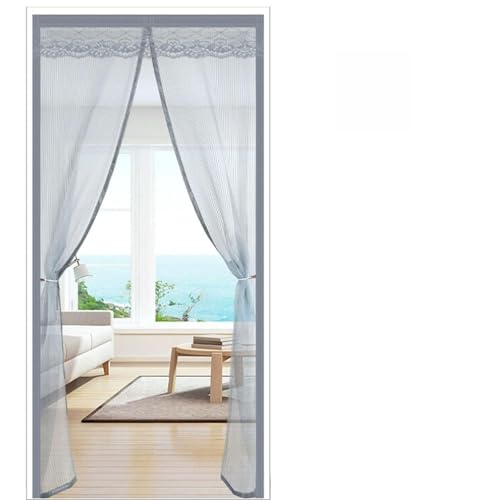 TJDWPRRD Netz Trennungsvorhang für Haustür, Terrasse innen Magnetverschluss Bildschirmnetz Reversibel Linke rechte Seite Öffnung Wohnzimmer Küche Netzvorhang,Grau,35.43x80.71in TJDWPRRD Netz Trennungsvorhang für Haustür, Terrasse innen Magnetverschluss Bildschirmnetz Reversibel Linke rechte Seite Öffnung Wohnzimmer Küche Netzvorhang,Grau,35.43x80.71in von TJDWPRRD