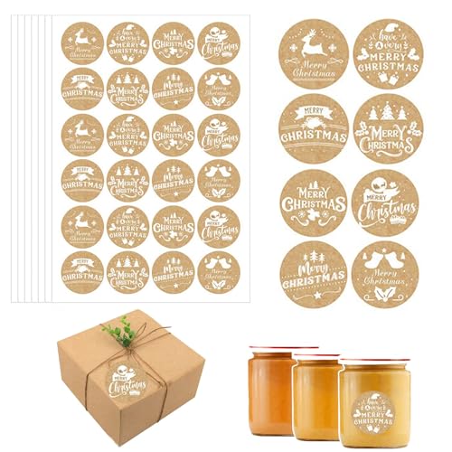 TJUSPIRIT 600 Stück Aufkleber Weihnachten 3.8cm Rund Etiketten Merry Christmas Sticker Frohe Weihnachten Aufkleber Selbstklebend für Weihnachtsdekoration Geschenkverpackungen Umschlägen Karten(Stil D) TJUSPIRIT 600 Stück Aufkleber Weihnachten 3.8cm Rund Etiketten Merry Christmas Sticker Frohe Weihnachten Aufkleber Selbstklebend für Weihnachtsdekoration Geschenkverpackungen Umschlägen Karten(Stil D) von TJUSPIRIT